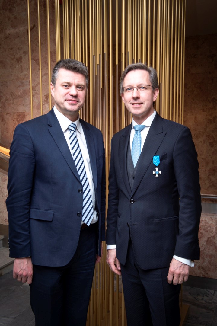 Dr. Indrek Laul was Awarded the Cross of Merit from the Estonian ...